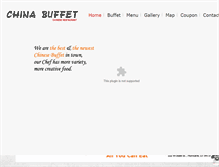 Tablet Screenshot of chinabuffetut.com